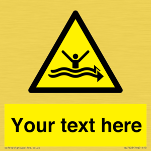 Custom Warning strong currents